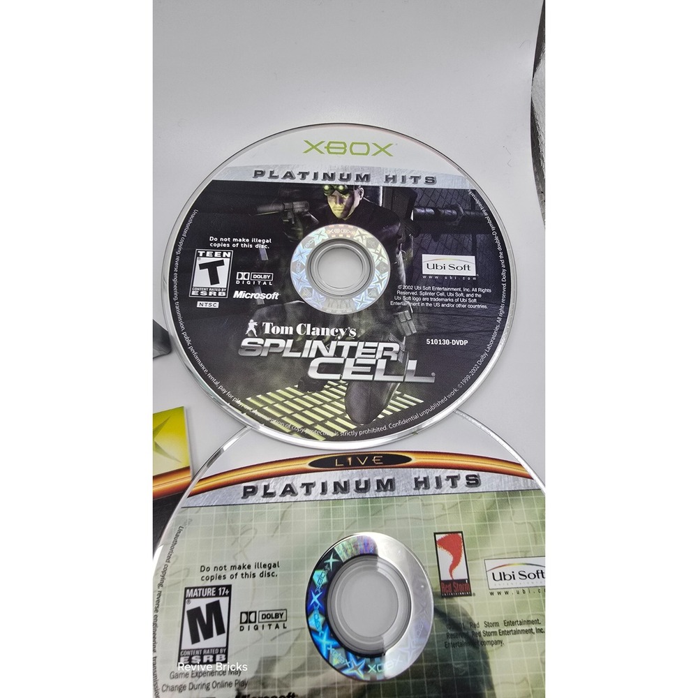Tom Clancy's Classic Trilogy (Microsoft Xbox, 2004) CIB Complete Tested Working - Picture 3 of 11